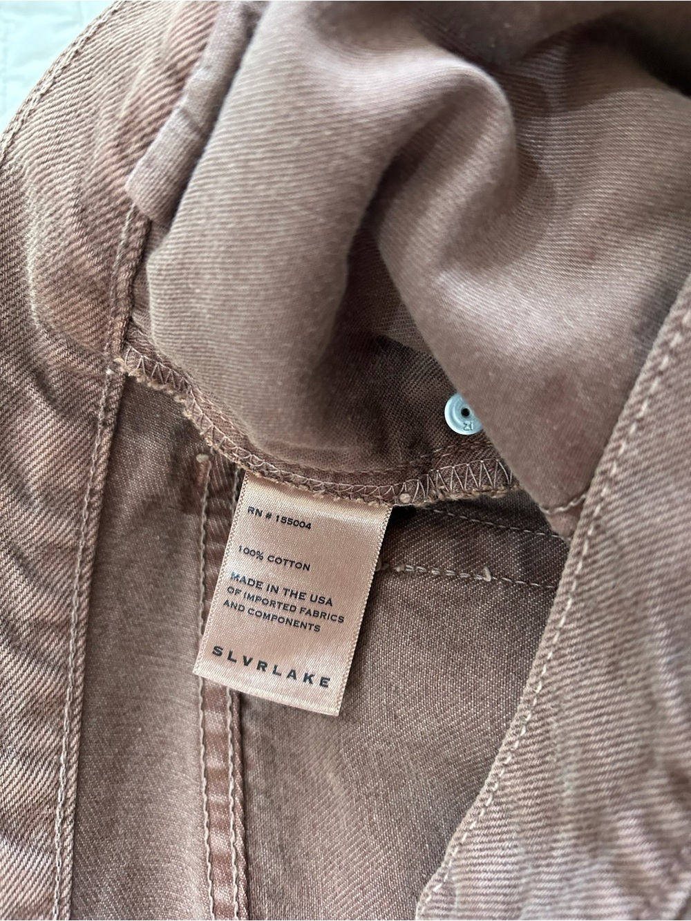 SLVRLAKE Mica Wide-Leg Jeans in Brown size 30 - Picture 8 of 10